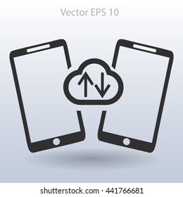 cloud storage, synchronization devicesvector