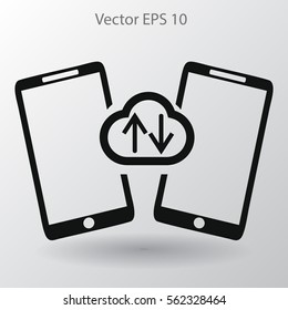 cloud storage, synchronization devicesvector