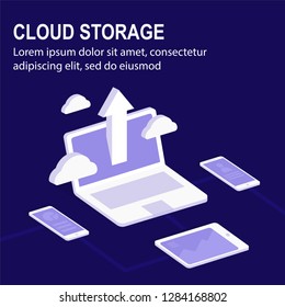 Cloud storage technology banner ad
