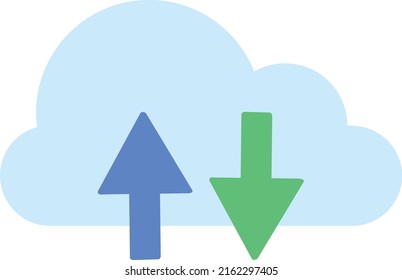 Red de datos de descarga de archivos de almacenamiento en nube