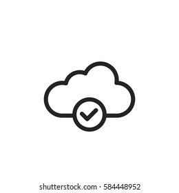 Cloud Storage Vector Icon