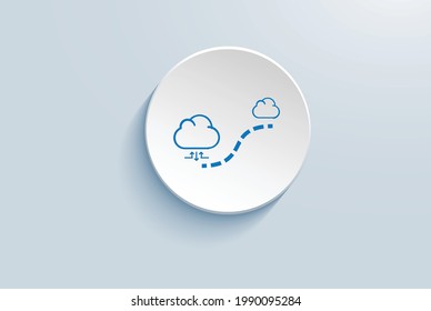 Cloud Strategy And Roadmap Icon