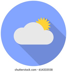 Cloud with the sun