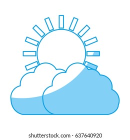 cloud and sun icon