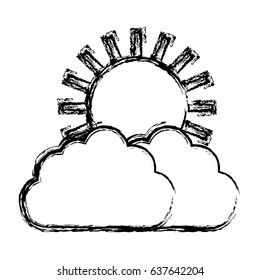 cloud and sun icon