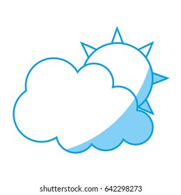 cloud and sun icon