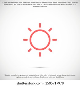 Cloud and sun icon vector. Weather button Meteorology weather Cloud and sun icon vector. with modern design raining Cloud and sun icon vector. weather forecast on rainy background