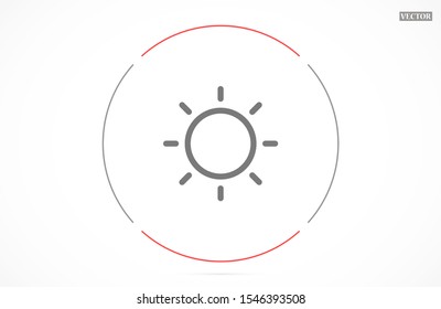 Cloud and sun icon vector. Weather button Meteorology weather Cloud and sun icon vector. with modern design raining Cloud and sun icon vector. weather forecast on rainy background
