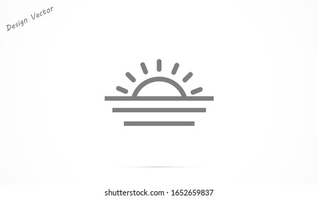 Cloud and sun icon vector. Weather button Meteorology weather Cloud and sun icon vector. with modern design raining Cloud and sun icon vector. weather forecast on rainy background