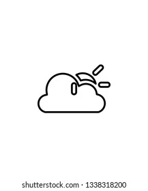 cloud sun icon , weather , symbol , icon