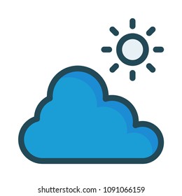 cloud sun weather 
