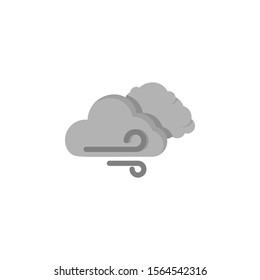 Cloud swarm wind icon. Simple line, outline vector of two color weather icons for ui and ux, website or mobile application