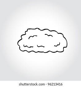 cloud symbol cartoon doodle