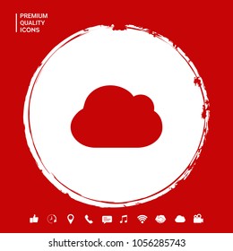 Cloud symbol icon