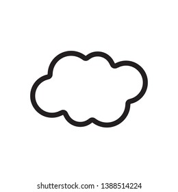 cloud symbol icon sign, vector, eps 10