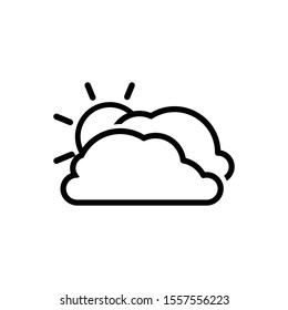 Cloud Symbol Icon Vector Illustration
