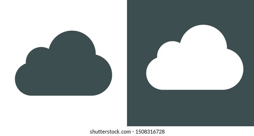 Cloud Symbol Sign Icon Vector