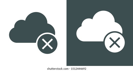 Cloud Symbol Sign Icon Vector