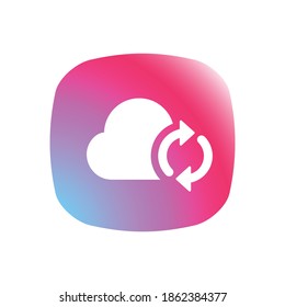 Cloud Sync - App Icon Button