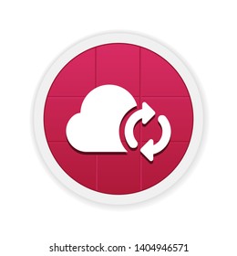 Cloud Sync - Vector App Icon