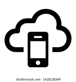 cloud system icon isolated sign symbol vector illustration - high quality black style vector icons
