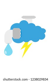 cloud tap water