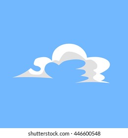 the cloud with taper shape
