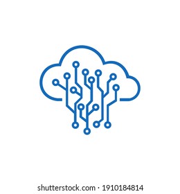 Cloud Tech Logo Design Inspiration