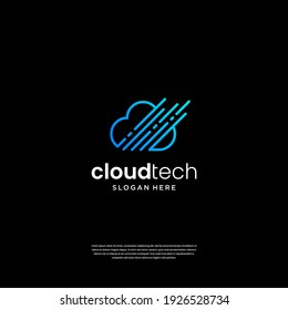 inspiración para el diseño de logotipos de tecnología en la nube