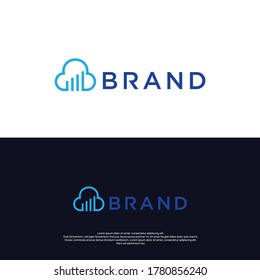 Cloud Tech Logo Design Template