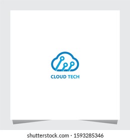 Cloud Tech Logo Inspirations Template