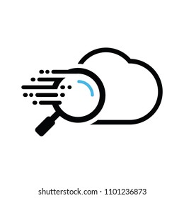 Cloud Tech Logo Vector