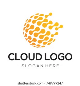 Cloud Tech Logo Vector