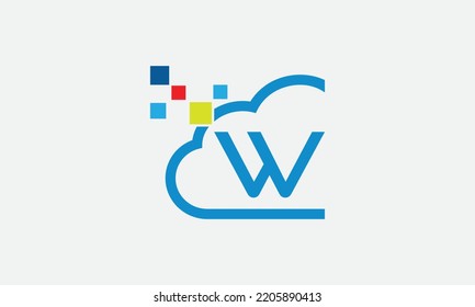 Cloud Tech Logo vector for technology company