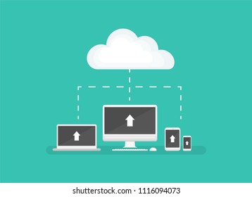 Cloud technology concept