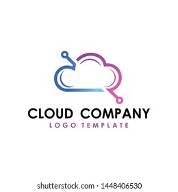 Cloud Technology icon logo vector