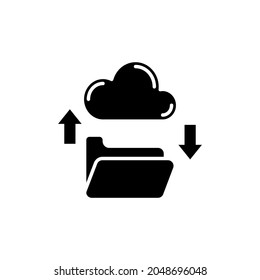 Cloud Technology icon in vector. Logotype