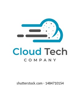 cloud technology industry logo design