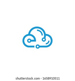 Cloud Technology Logo Design Vector Stock Vector (Royalty Free ...