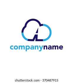 Cloud Technology Logo Vector Template Design