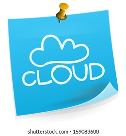 Cloud Technology Sticky Note
