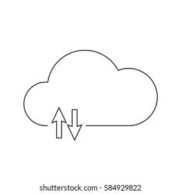 Cloud technology, cloud storage. uploading, downloading, sharing information with the cloud. synchronization
