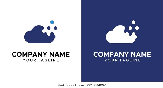 una imagen gráfica con temática de tecnología en la nube en un fondo azul y blanco. base de gráficos vectoriales.