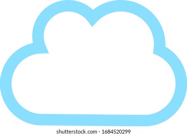 Cloud. Technology. Vector. Data storage.
