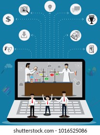 Cloud technology,Big data concept,Separate and analyzed data in lab - Vector Illustration
Abstract,Symbol, Vision, Vitual