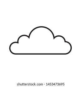 Cloud template vector icon illustration design
