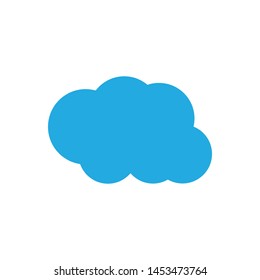 Cloud template vector icon illustration design