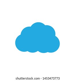 Cloud template vector icon illustration design