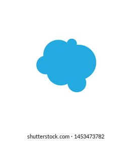 Cloud template vector icon illustration design