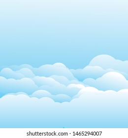Cloud template vector icon illustration design